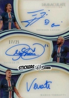 Sticker Edinson Cavani / Neymar Jr / Marco Verratti - Immaculate Soccer 2020
 n. T-CNV - Panini