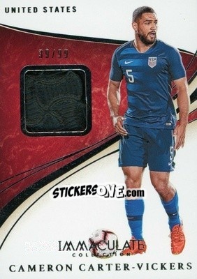 Sticker Cameron Carter-Vickers - Immaculate Soccer 2020
 n. BM-CCV - Panini