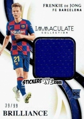 Sticker Frenkie de Jong - Immaculate Soccer 2020
 n. B-FDJ - Panini