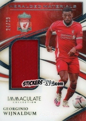 Sticker Georginio Wijnaldum - Immaculate Soccer 2020
 n. HM-GW - Panini