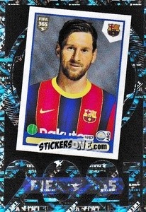 Sticker FIFA 365 2021 - Leo Messi - FIFA 365 2025
 n. 9 - Panini