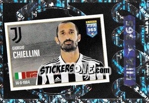 Sticker FIFA 365 2022 - Giorgio Chiellini - FIFA 365 2025
 n. 10 - Panini