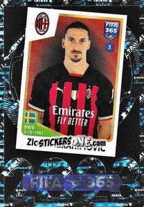 Sticker FIFA 365 2023 - Zlatan Ibrahimović - FIFA 365 2025
 n. 11 - Panini