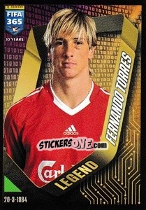 Sticker Fernando Torres (Liverpool FC) - FIFA 365 2025
 n. 15 - Panini