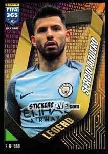Sticker Sergio Agüero (Manchester City) - FIFA 365 2025
 n. 16 - Panini