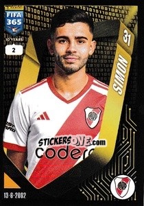 Sticker Santiago Simón - FIFA 365 2025
 n. 35 - Panini