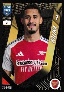 Sticker William Saliba - FIFA 365 2025
 n. 61 - Panini