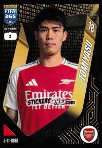 Sticker Takehiro Tomiyasu - FIFA 365 2025
 n. 65 - Panini
