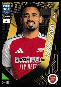 Sticker Gabriel Jesus - FIFA 365 2025
 n. 75 - Panini