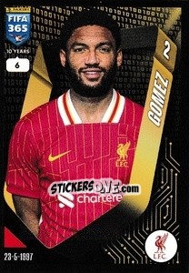 Sticker Joe Gomez - FIFA 365 2025
 n. 81 - Panini