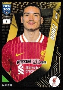Sticker Darwin Núñez - FIFA 365 2025
 n. 95 - Panini