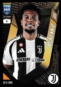 Sticker Weston McKennie - FIFA 365 2025
 n. 255 - Panini