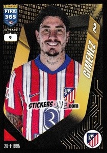Sticker José María Giménez - FIFA 365 2025
 n. 334 - Panini