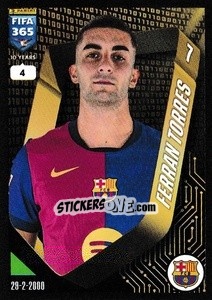 Sticker Ferran Torres - FIFA 365 2025
 n. 363 - Panini