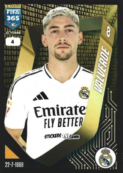 Cromo Federico Valverde - FIFA 365 2025
 n. 375 - Panini
