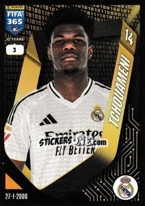 Sticker Aurélien Tchouaméni - FIFA 365 2025
 n. 377 - Panini