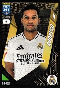 Sticker Rodrygo - FIFA 365 2025
 n. 381 - Panini
