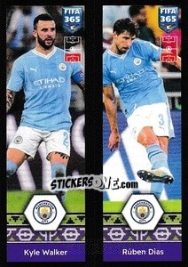 Sticker Kyle Walker / Rúben Dias - FIFA 365 2025
 n. 394 - Panini