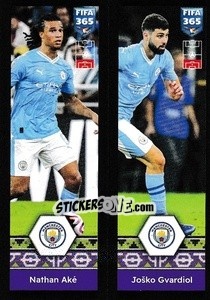 Sticker Nathan Aké / Joško Gvardiol - FIFA 365 2025
 n. 395 - Panini