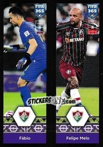Sticker Fábio / Felipe Melo - FIFA 365 2025
 n. 399 - Panini