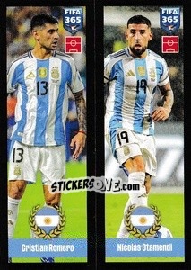 Sticker Cristian Romero / Nicolás Otamendi - FIFA 365 2025
 n. 417 - Panini