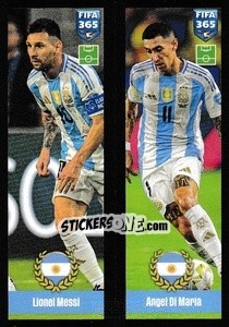 Sticker Lionel Messi / Angel Di Maria - FIFA 365 2025
 n. 421 - Panini