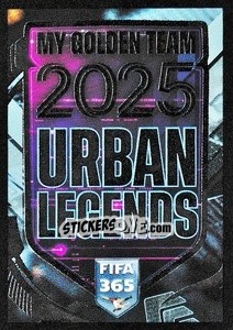 Sticker Urban Legends Logo - FIFA 365 2025
 n. URB - Panini
