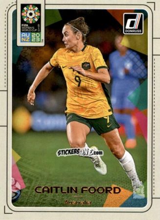 Sticker Caitlin Foord - Donruss Soccer FIFA Women's World Cup 2023
 n. 8 - Panini