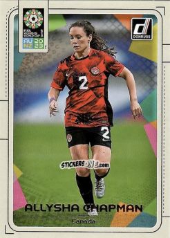 Sticker Allysha Chapman - Donruss Soccer FIFA Women's World Cup 2023
 n. 20 - Panini