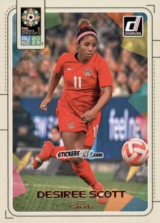 Sticker Desiree Scott - Donruss Soccer FIFA Women's World Cup 2023
 n. 21 - Panini