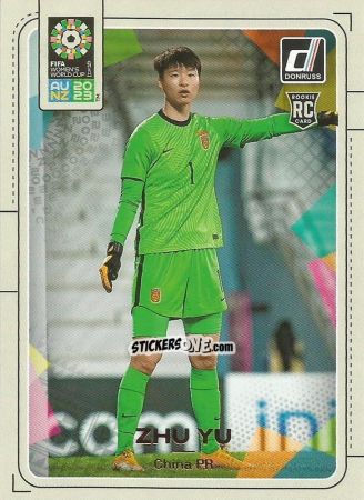 Sticker Zhu Yu - Donruss Soccer FIFA Women's World Cup 2023
 n. 30 - Panini