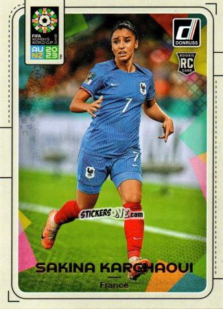 Cromo Sakina Karchaoui - Donruss Soccer FIFA Women's World Cup 2023
 n. 52 - Panini