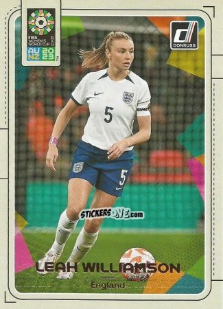 Figurina Leah Williamson - Donruss Soccer FIFA Women's World Cup 2023
 n. 55 - Panini