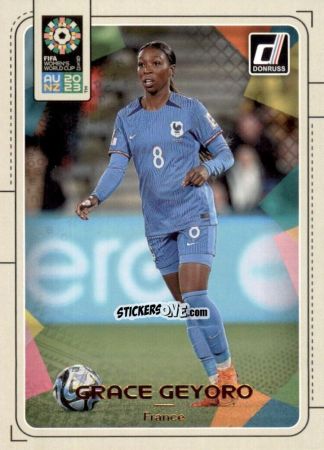 Sticker Grace Geyoro - Donruss Soccer FIFA Women's World Cup 2023
 n. 63 - Panini
