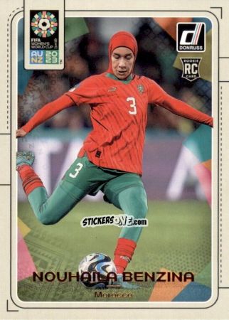 Sticker Nouhaila Benzina - Donruss Soccer FIFA Women's World Cup 2023
 n. 108 - Panini