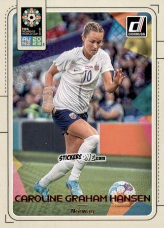 Sticker Caroline Graham Hansen - Donruss Soccer FIFA Women's World Cup 2023
 n. 128 - Panini