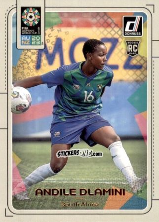 Sticker Andile Dlamini - Donruss Soccer FIFA Women's World Cup 2023
 n. 158 - Panini