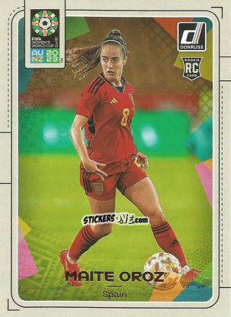 Figurina Maite Oroz - Donruss Soccer FIFA Women's World Cup 2023
 n. 166 - Panini