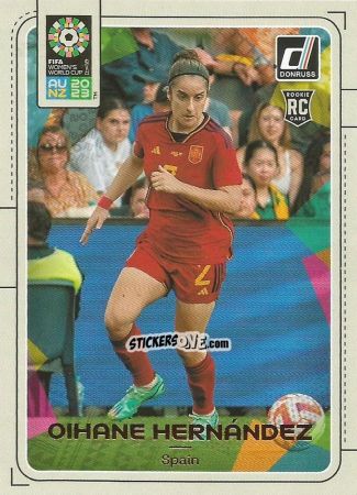 Sticker Oihane Hernandez - Donruss Soccer FIFA Women's World Cup 2023
 n. 168 - Panini