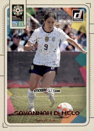 Sticker Savannah DeMelo - Donruss Soccer FIFA Women's World Cup 2023
 n. 185 - Panini