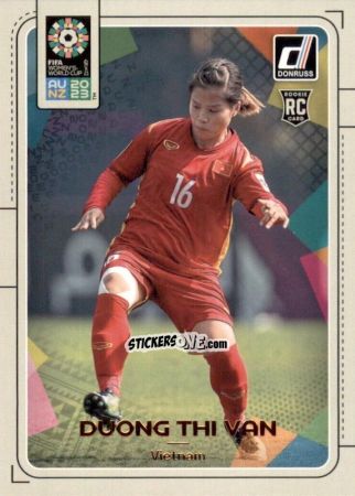 Sticker Duong Thi Van - Donruss Soccer FIFA Women's World Cup 2023
 n. 189 - Panini