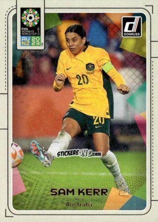 Figurina Sam Kerr - Donruss Soccer FIFA Women's World Cup 2023
 n. 201 - Panini