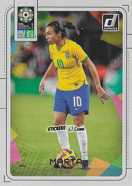 Sticker Marta - Donruss Soccer FIFA Women's World Cup 2023
 n. 202 - Panini