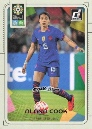Sticker Alana Cook - Donruss Soccer FIFA Women's World Cup 2023
 n. 220 - Panini