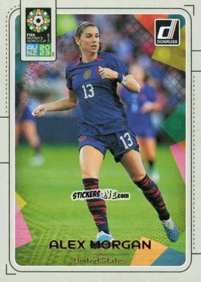 Cromo Alex Morgan - Donruss Soccer FIFA Women's World Cup 2023
 n. 221 - Panini