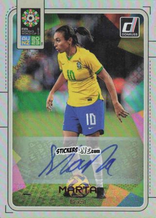 Sticker Marta - Donruss Soccer FIFA Women's World Cup 2023
 n. ASP202 - Panini