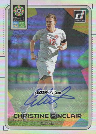 Sticker Christine Sinclair - Donruss Soccer FIFA Women's World Cup 2023
 n. ASP203 - Panini