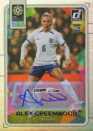 Sticker Alex Greenwood - Donruss Soccer FIFA Women's World Cup 2023
 n. ASP222 - Panini