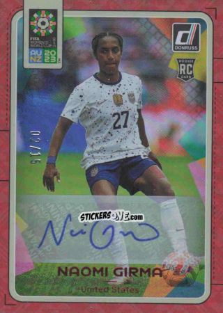 Figurina Naomi Girma - Donruss Soccer FIFA Women's World Cup 2023
 n. ASP231 - Panini