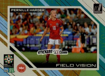 Sticker Pernille Harder - Donruss Soccer FIFA Women's World Cup 2023
 n. FV4 - Panini